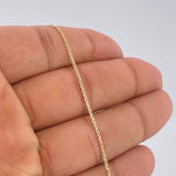 Flat Mariner Bracelet 0.85gr / 19.2cm / 18K Yellow Gold +3 &