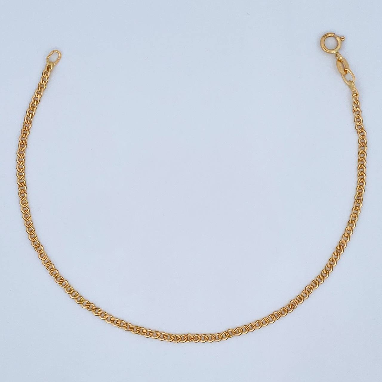 Cuban Bracelet 0.75gr / 18.8cm / Yellow Gold +1 18K &