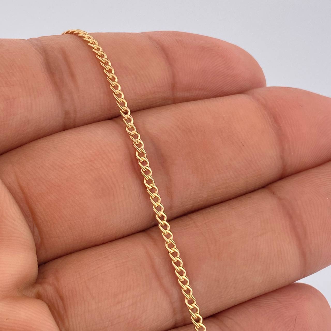 Cuban Bracelet 0.75gr / 18.8cm / Yellow Gold +1 18K &
