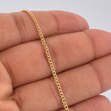 Cuban Bracelet 0.75gr / 18.8cm / Yellow Gold +1 18K &