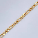 Figaro Bracelet 1.45gr / 19cm / 18K Yellow Gold +1 &