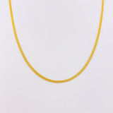 Cadena Sedusa 2gr / 15 3/4 in / 2.2mm Oro Amarillo +3 18K