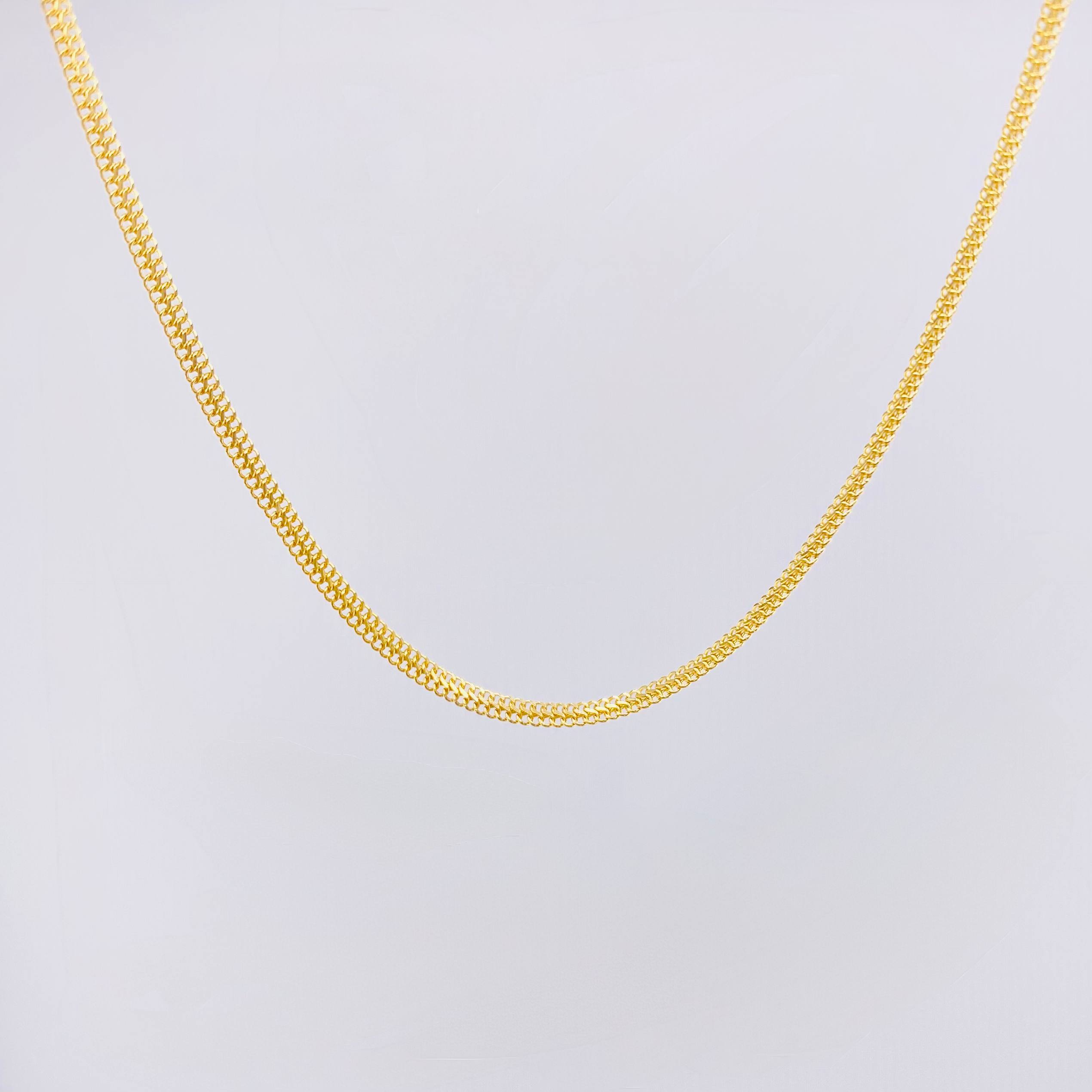 Cadena Sedusa 2gr / 15 3/4 in / 2.2mm Oro Amarillo +3 18K