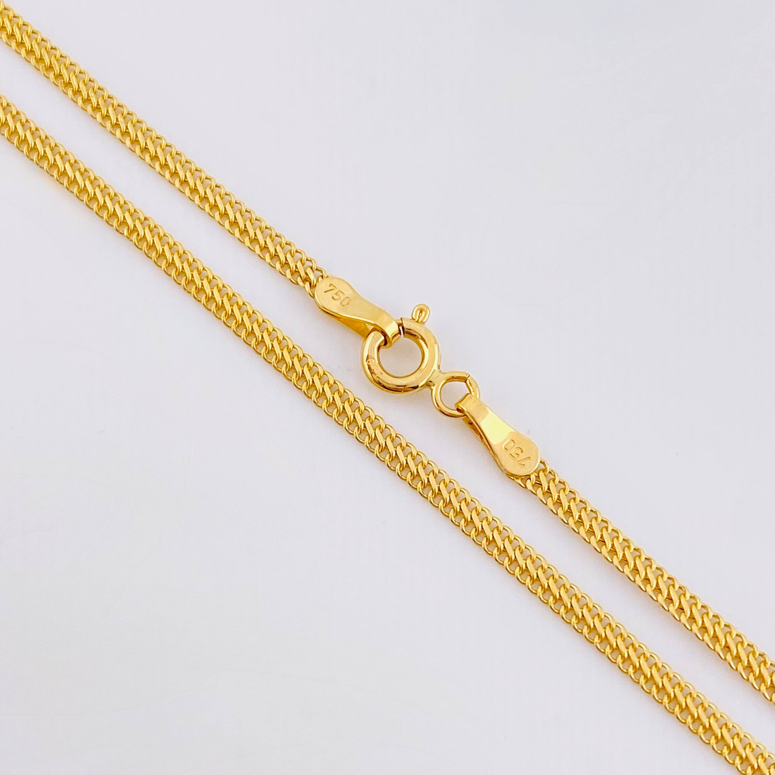 Cadena Sedusa 2gr / 15 3/4 in / 2.2mm Oro Amarillo +3 18K