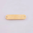 Charm Octagonal Plate 0.8gr / 1 in / 18K Yellow Gold ©