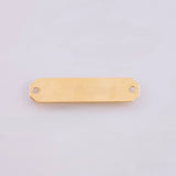 Charm Octagonal Plate 0.8gr / 1 in / 18K Yellow Gold ©