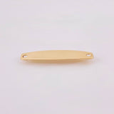 Herraje Placa Hexagonal 0.8 g / 1 in Oro Amarillo 18K