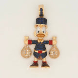 Dije Pato Bolsas Dinero 9.55gr / 1 1/2 in / Oro Amarillo 18K