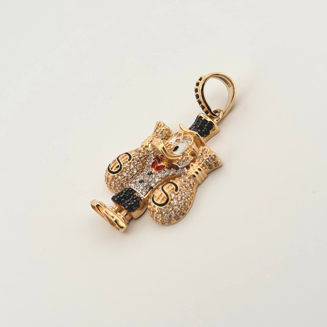 Dije Pato Bolsas De Dinero 9.65gr / 1 1/2 in / Oro Amarillo 18K ©