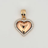 Dije Corazón 3.95gr / 1 1/4 in / Tres Oros 18K ©