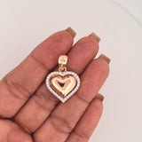 Dije Corazón 3.95gr / 1 1/4 in / Tres Oros 18K ©