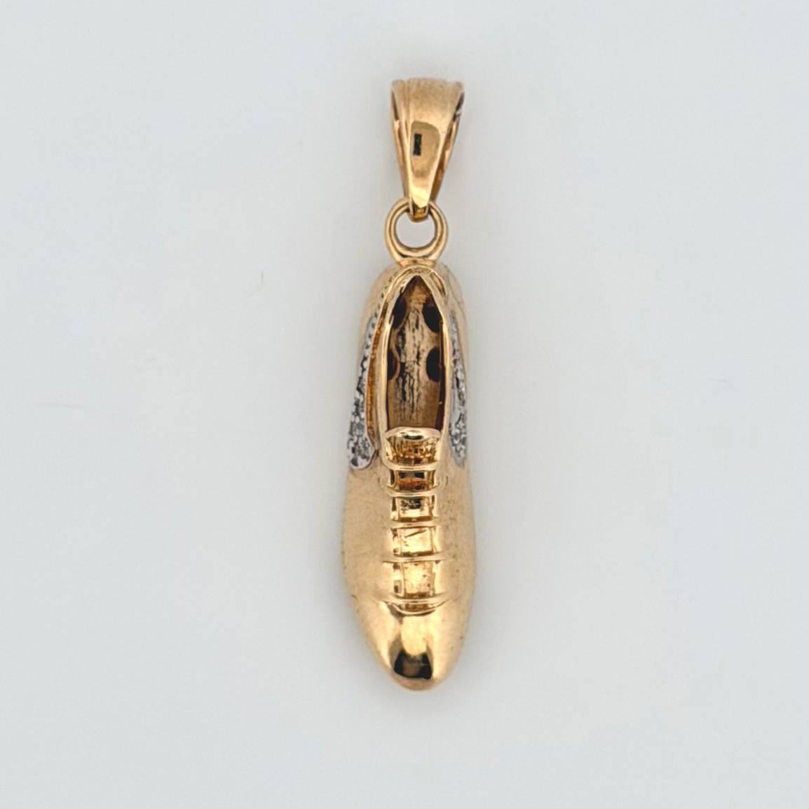 Dije Zapato Guayo 3.75gr / 1 1/4 in / Oro Amarillo 18K ©