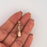 Dije Zapato Guayo 3.45gr / 1 1/4 in / Oro Amarillo 18K