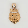 Dije León Corona 3.95gr / 1 in / Oro Amarillo 18K ©