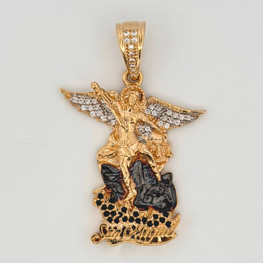 Dije San Miguel 8.1gr / 1 3/4 in / Oro Amarillo 18K