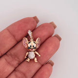 Dije Ratón Sonriente 4.7gr / 1 1/4 in / Oro Amarillo 18K ©