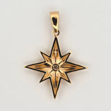 Dije Estrella 8 Puntas 2.45gr / 1 1/4 in / Oro Amarillo 18K