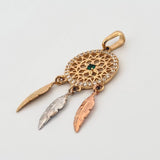 Dije Atrapasueños 2.75gr / 1 1/2 in / Tres Oros 18K ©