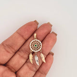 Dije Atrapasueños 2.7gr / 1 1/2 in / Tres Oros 18K