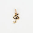 Dije Fé 0.75gr / 3/4 in / Oro Amarillo 18K