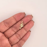 Dije Fé 0.75gr / 3/4 in / Oro Amarillo 18K