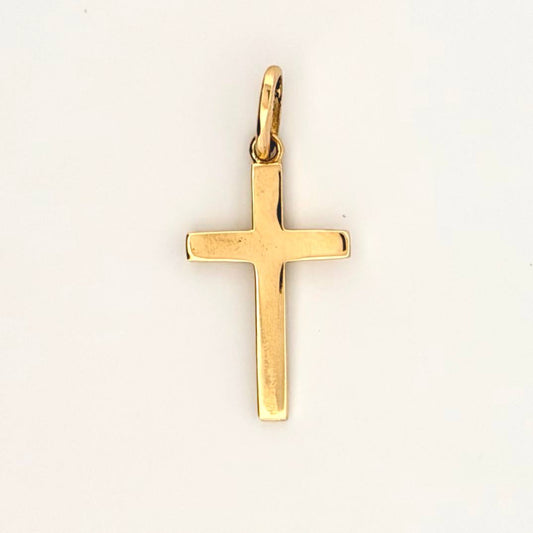Dije Cruz 1.15gr / 1 in / Oro Amarillo 18K