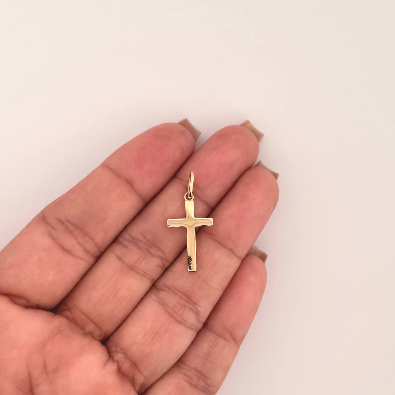 Dije Cruz 1.25gr / 1 in / Oro Amarillo 18K