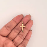Dije Cruz 1.25gr / 1 in / Oro Amarillo 18K