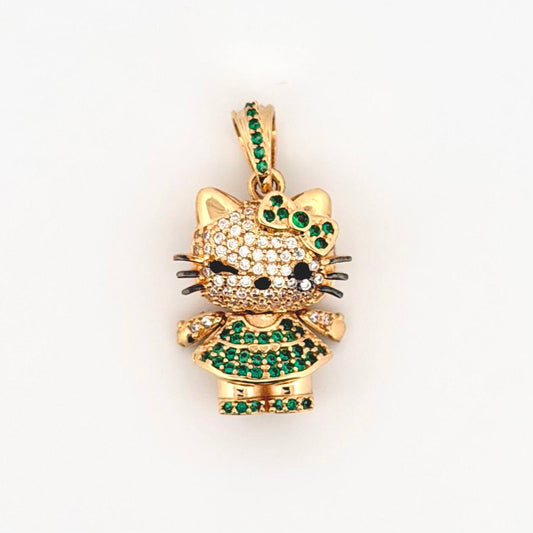 Dije Gata 5.5gr / 1 in / Oro Amarillo 18K