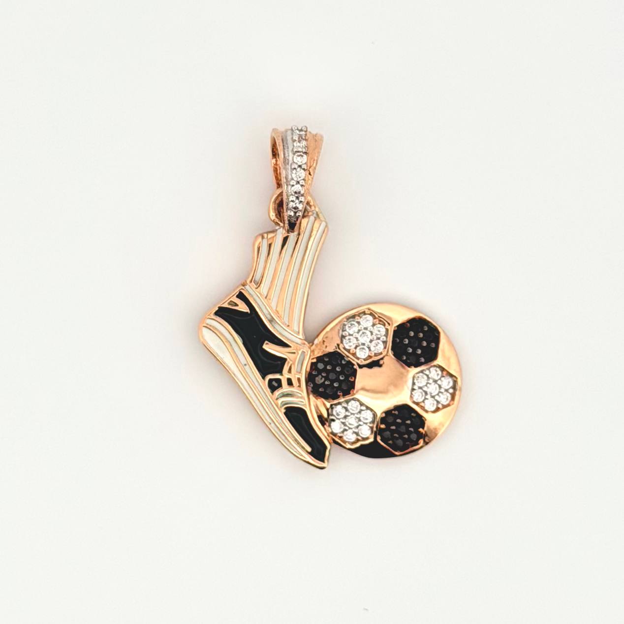 Dije Balón 2.8gr / 1 in / Oro Rosa 18K