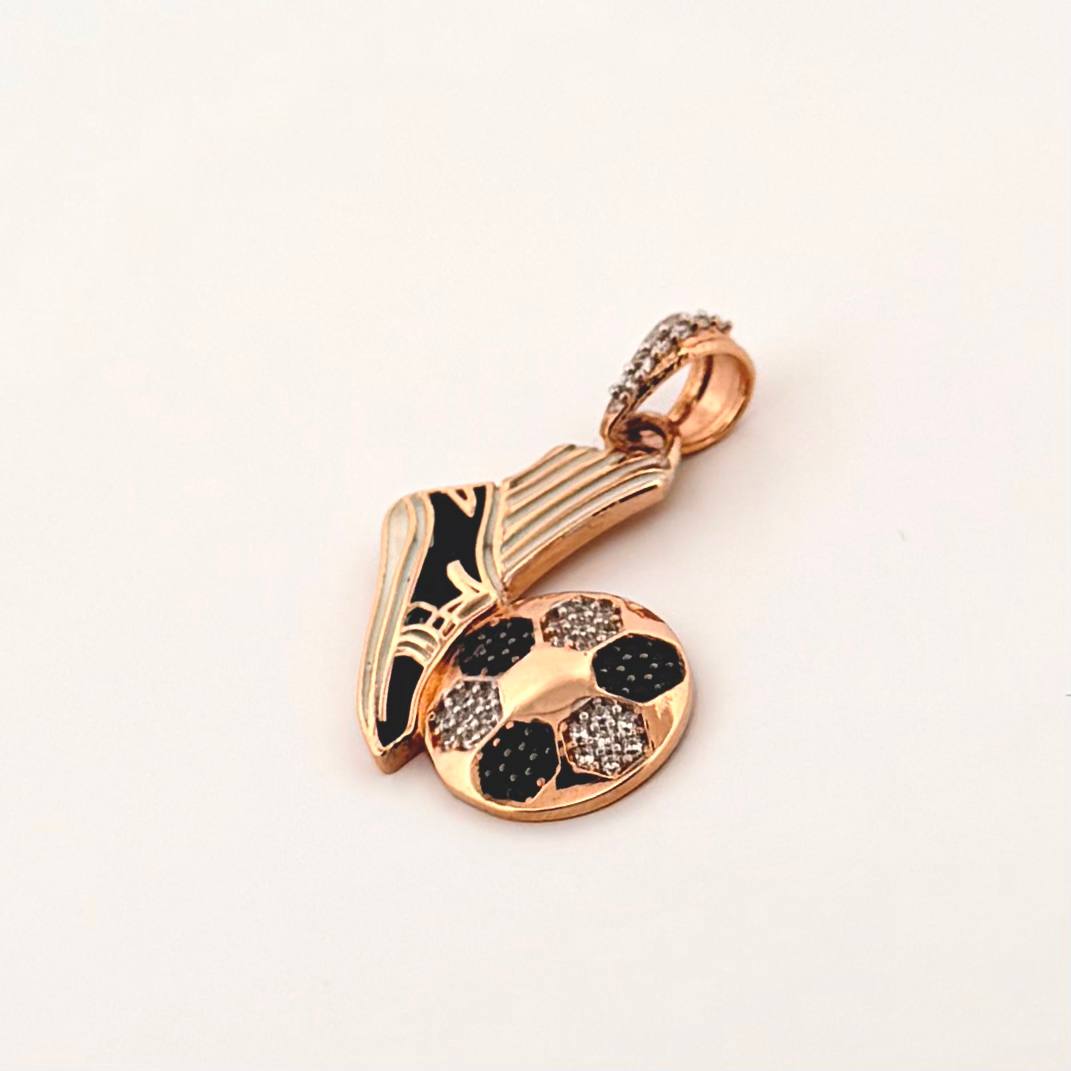 Dije Balón 2.8gr / 1 in / Oro Rosa 18K