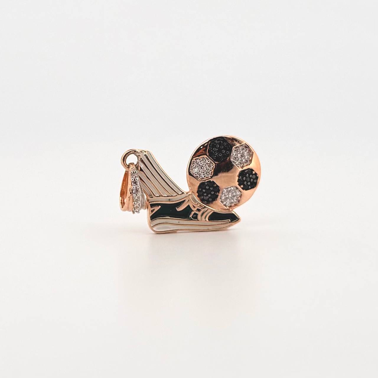 Dije Balón 2.8gr / 1 in / Oro Rosa 18K
