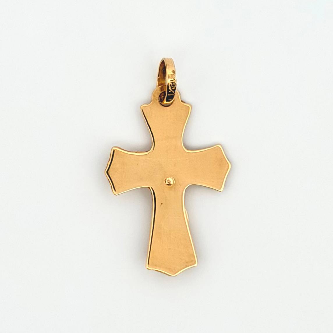 Dije Cruz Cristo 1.55gr / 1 1/4 in / Oro Amarillo 18K