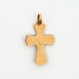 Dije Cruz Cristo 1.55gr / 1 1/4 in / Oro Amarillo 18K