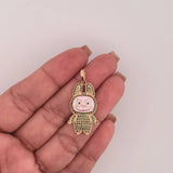 Dije Conejo Sonriente 5.75gr / 1 1/2 in / Oro Amarillo 18K