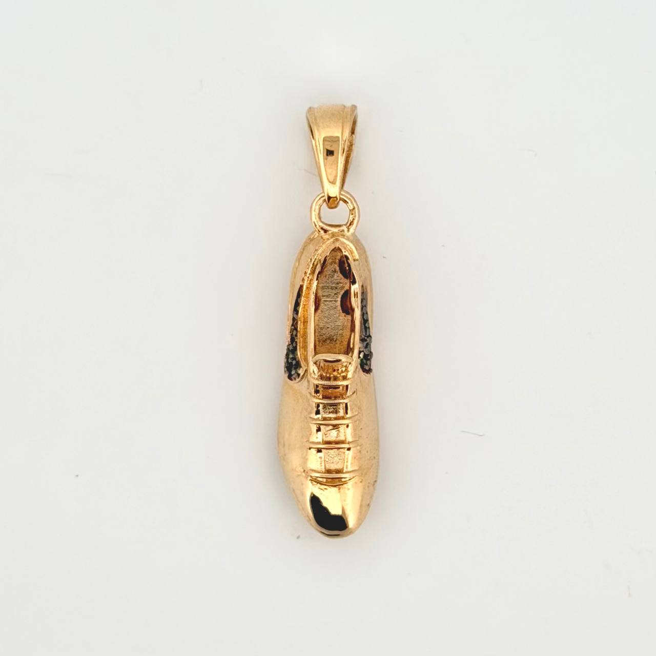 Dije Zapato Guayo 4.2gr / 1 1/4 in / Oro Amarillo 18K