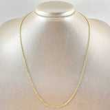 Cadena Escalera Volga 2.6gr / 50cm / +3 Oro 18K -