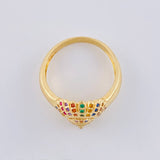 Anillo Indio 4.5 g / T9 Oro Amarillo 18K
