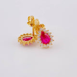 Topos Gota Halo 1.8 g / in / 7.8 mm Oro Amarillo 18K