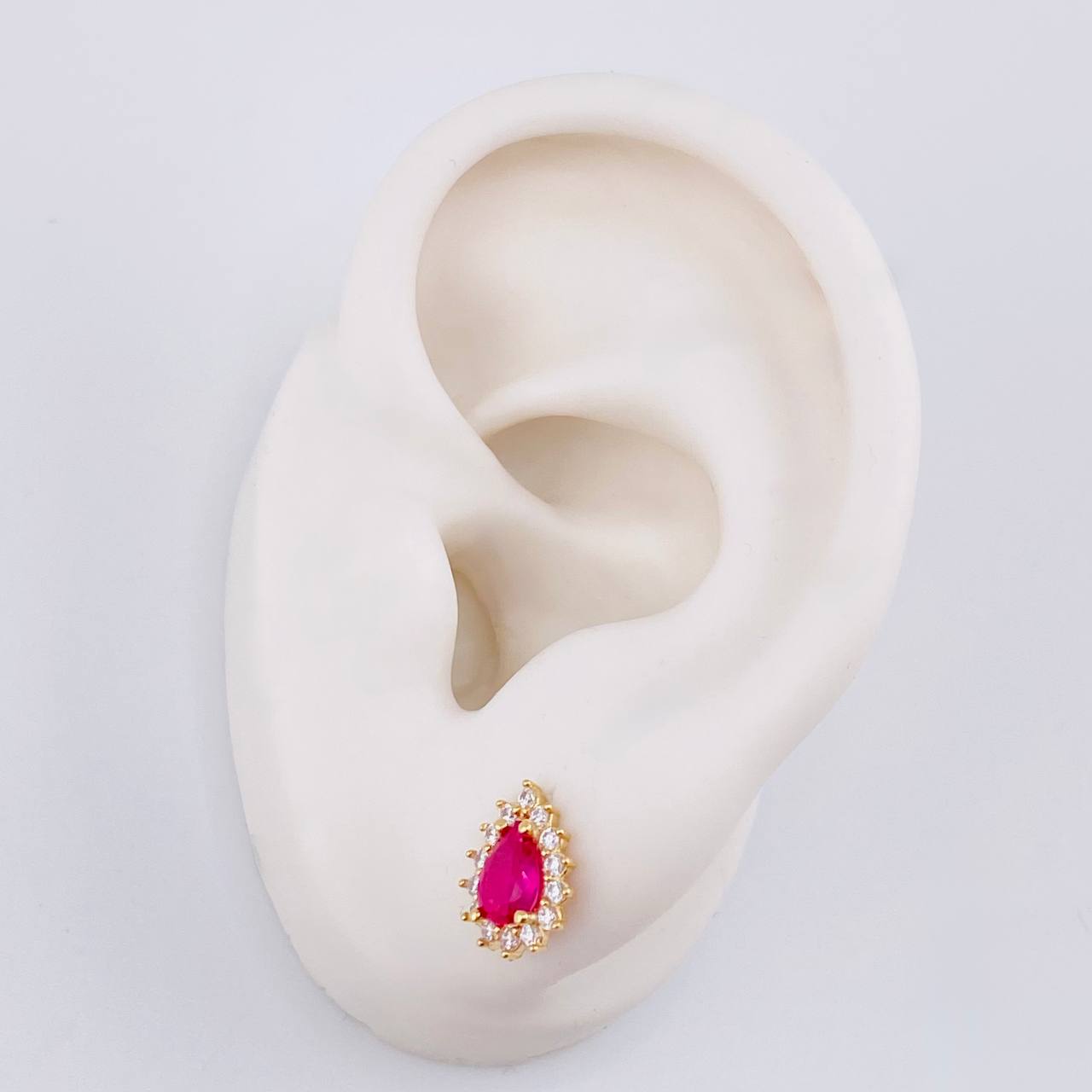 Topos Gota Halo 1.8 g / in / 7.8 mm Oro Amarillo 18K