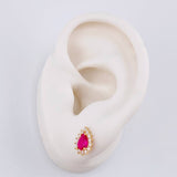 Topos Gota Halo 1.8 g / in / 7.8 mm Oro Amarillo 18K