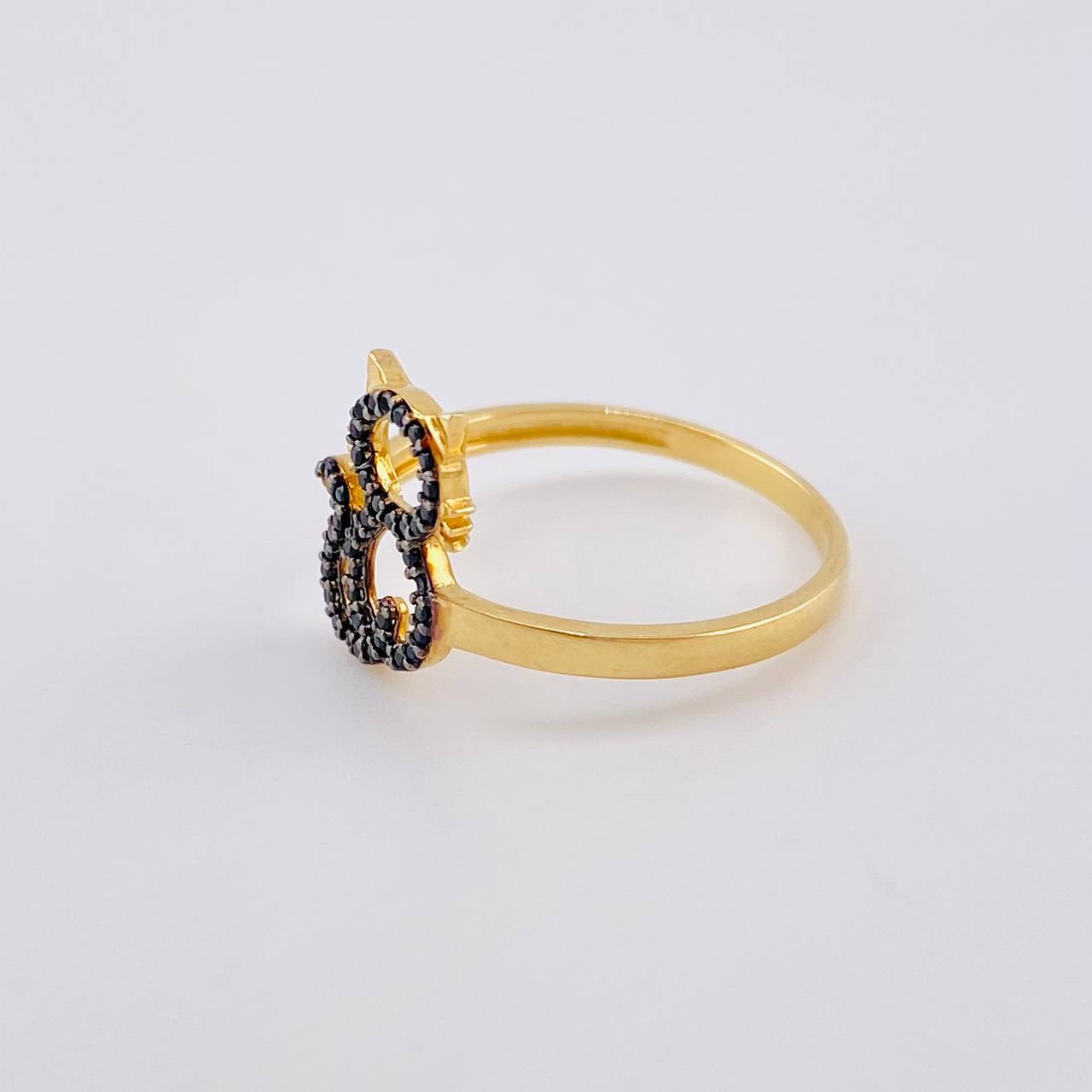 Anillo Gato 1.75 g / T7 3/4 Oro Amarillo 18K