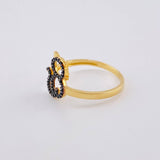 Anillo Gato 1.75 g / T7 3/4 Oro Amarillo 18K
