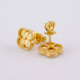 Topos Trebol Diamantado 2.95 g / in / 8.5 mm Oro Amarillo 18K