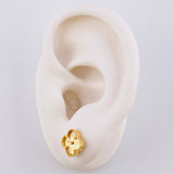Topos Trebol Diamantado 2.95 g / in / 8.5 mm Oro Amarillo 18K