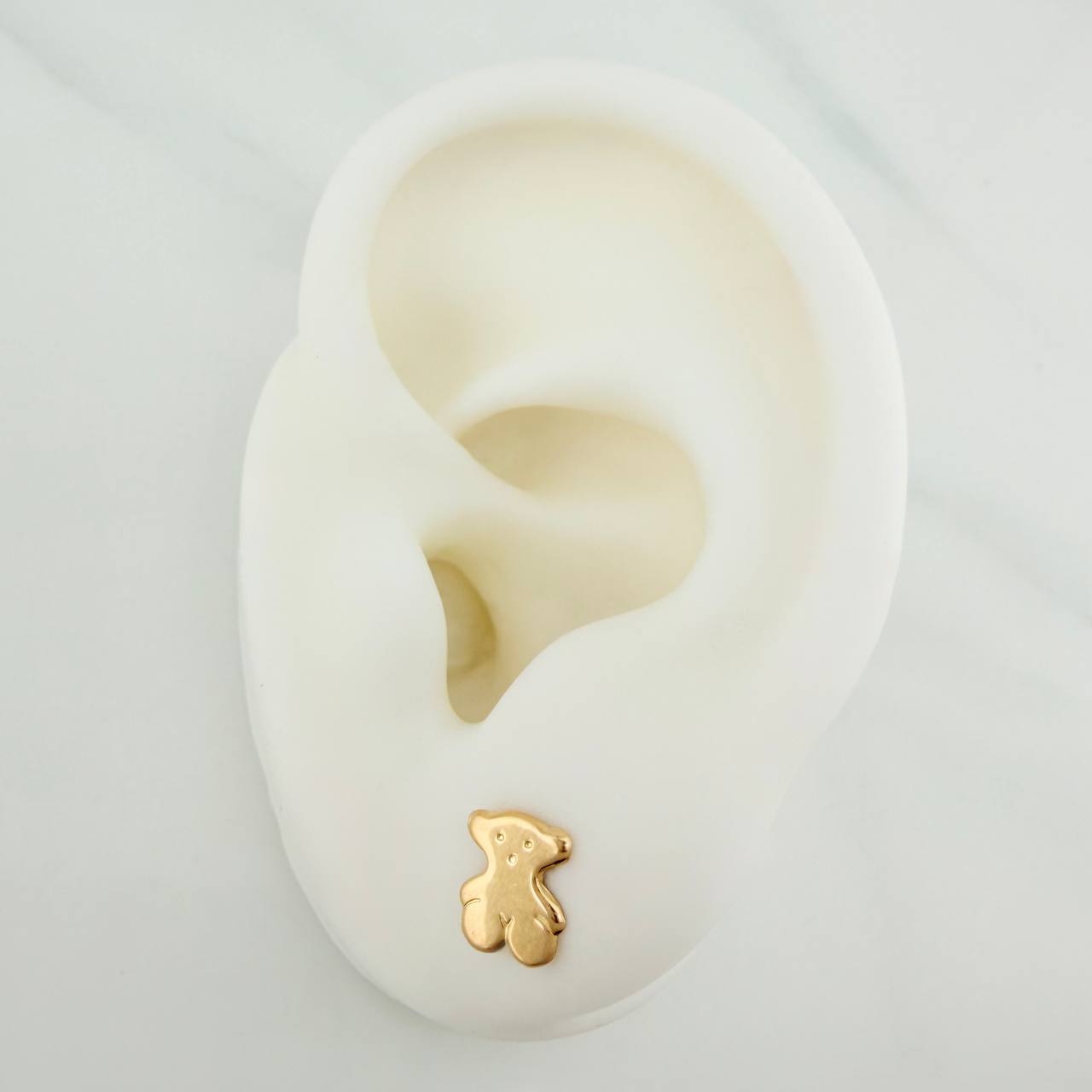 Topos Oso Ts 0.75gr / Lisos Oro Amarillo 18K &