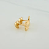Topos Trebol 0.95gr / 6.6mm Oro Amarillo 18K &