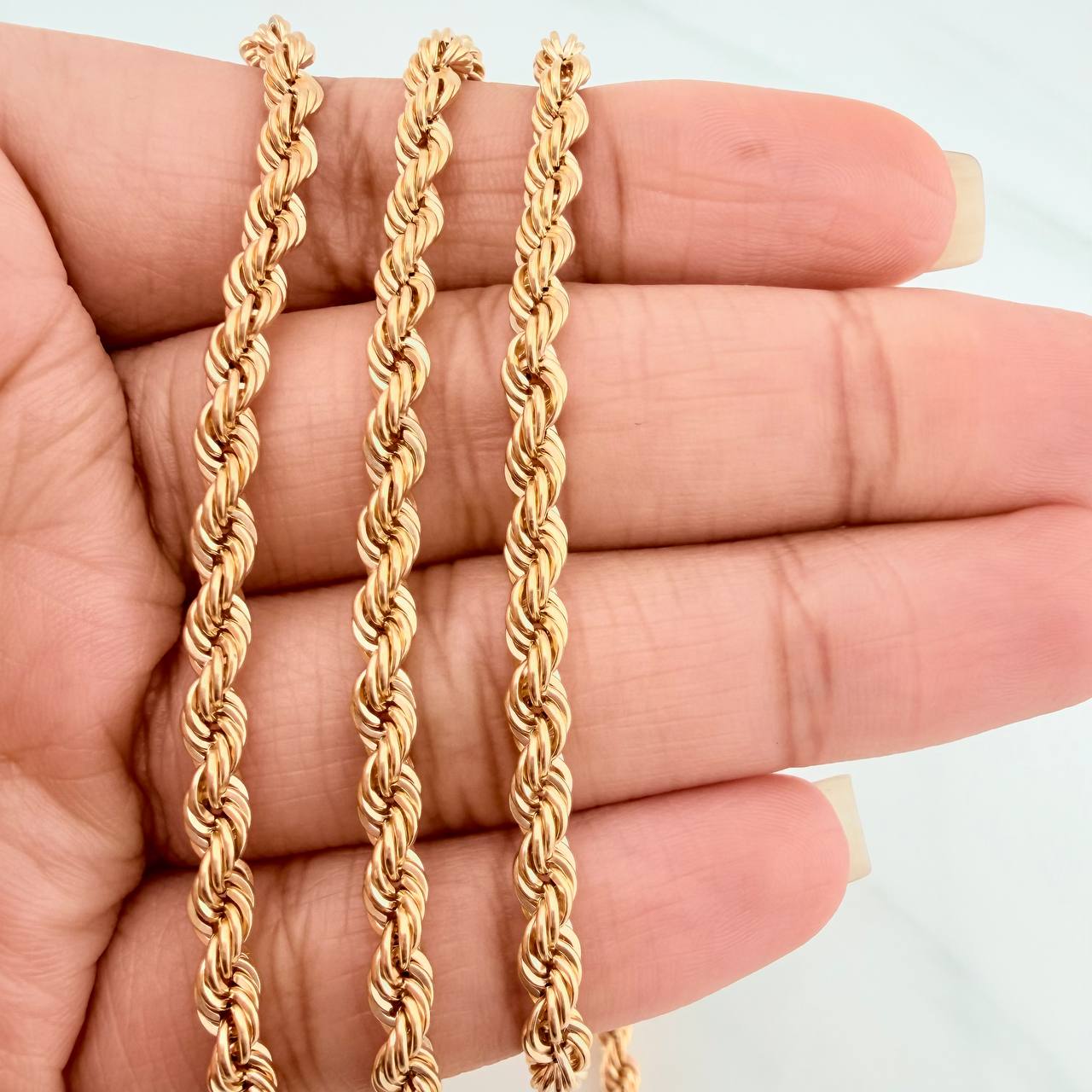 Cadena Lazo 12.85gr / 27 3/4 in / 3.6mm Oro Amarillo +3 18K %