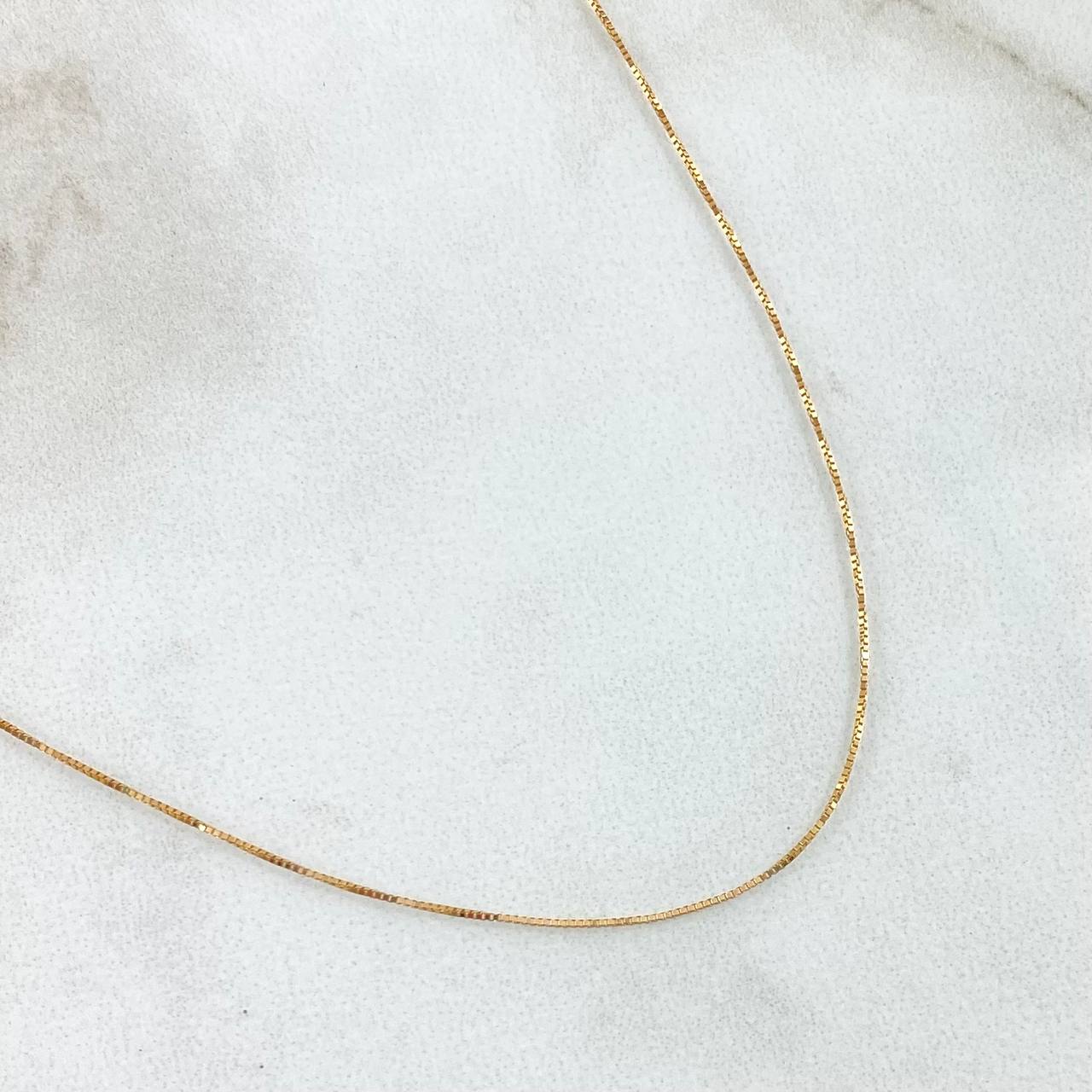 Cadena Veneciana 0.75gr / 40cm / Oro Amarillo +3 18K !