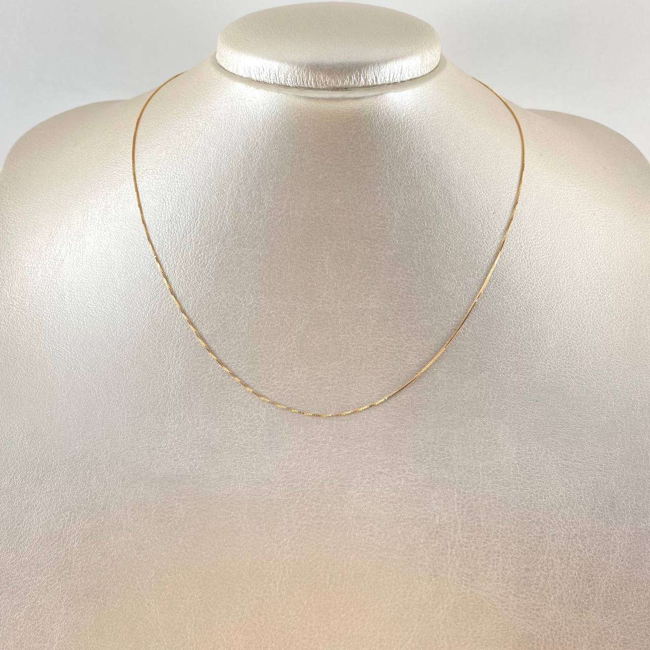 Cadena Veneciana 0.75gr / 40cm / Oro Amarillo +3 18K !